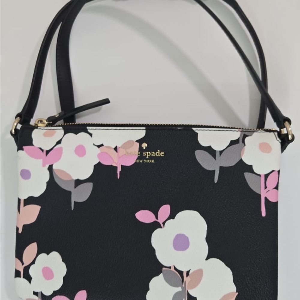 Kate Spade Black and White Crossbody Bag
